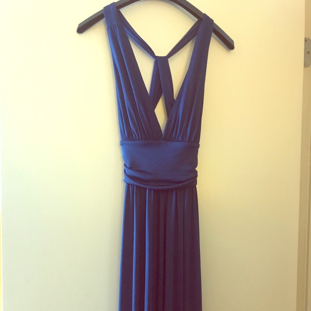 Formal Navy Blue Dress (floor length)